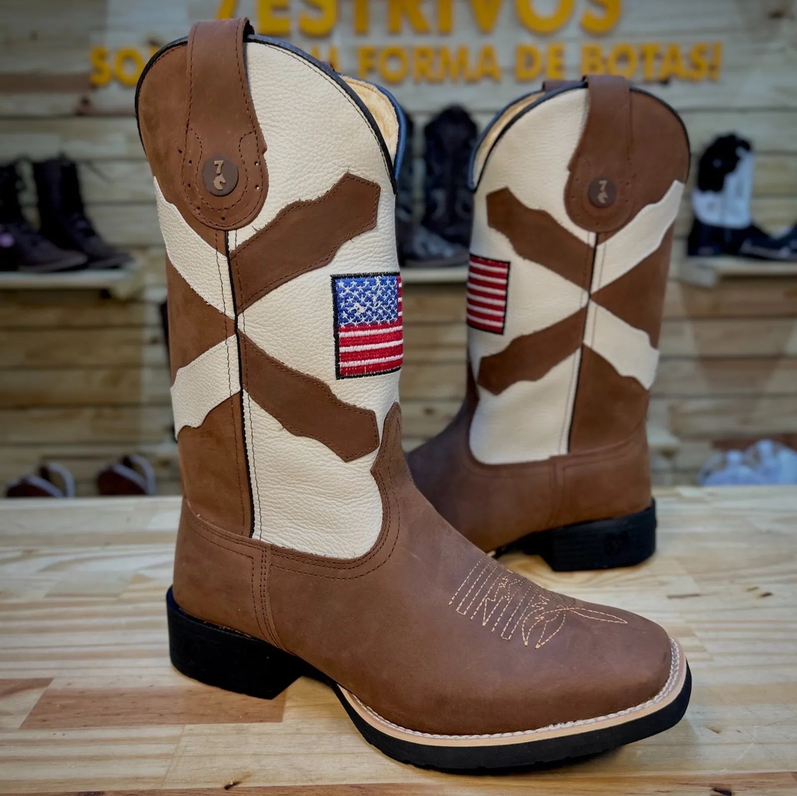 Bota Texana Oklahom EUA