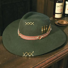 Chapéu 3 Cravos Verde + Boné e Carteira GRÁTIS