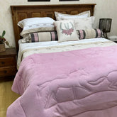 Cama Completa Tradição Rosa - 12 Peças