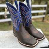 Bota Texana Vimar Café Azul