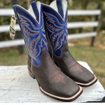 Bota Texana Vimar Café Azul