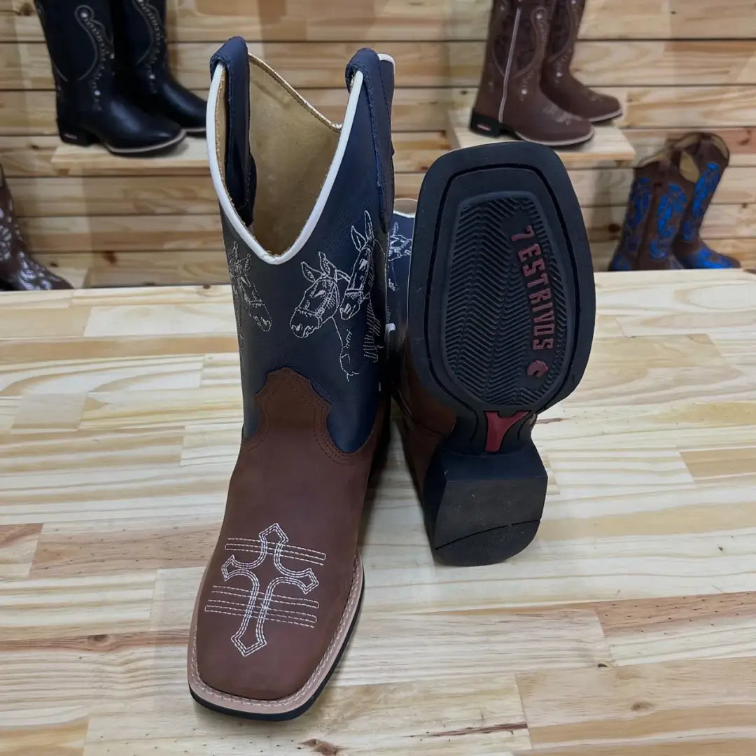 Bota Texana Mulas Cruz