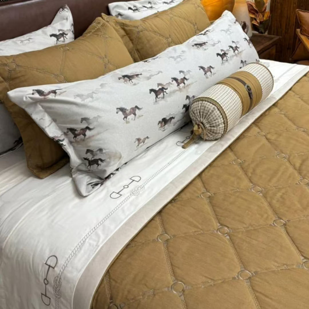 Cama Completa Rédeas Caramelo - 12 Peças