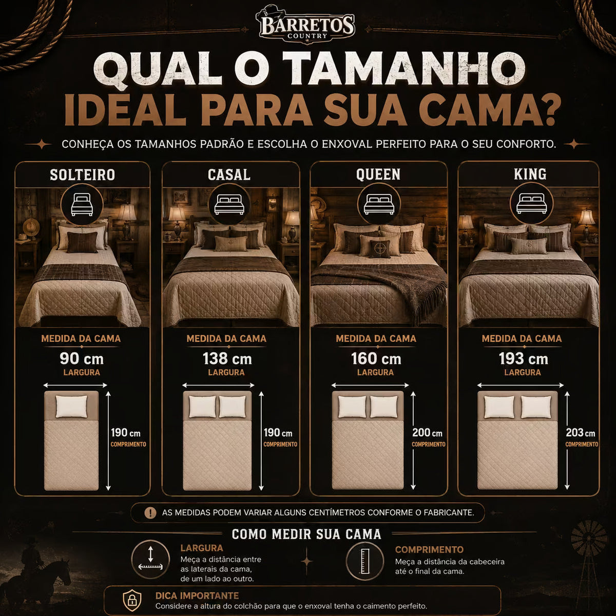 Cama Completa Texas - 12 Peças